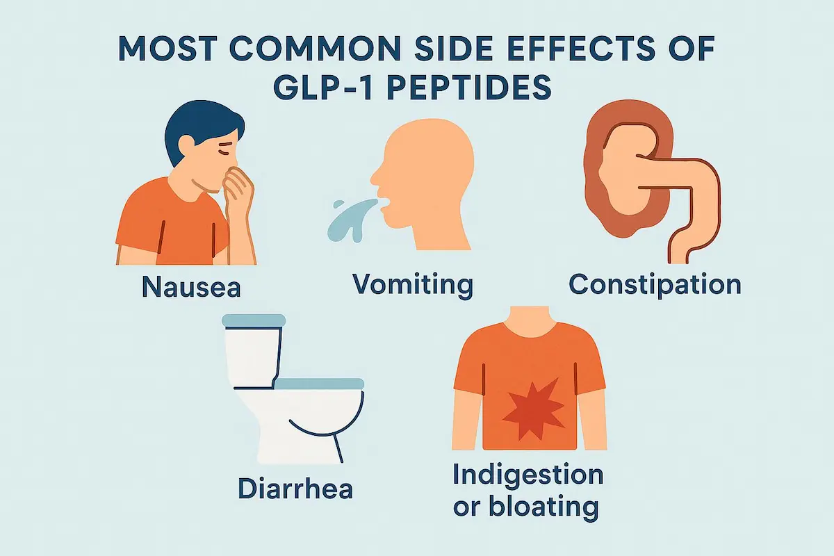 عوارض آمپول GLP-1 چیست؟